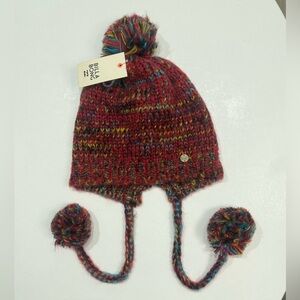 Billabong Earflap Pom Beanie